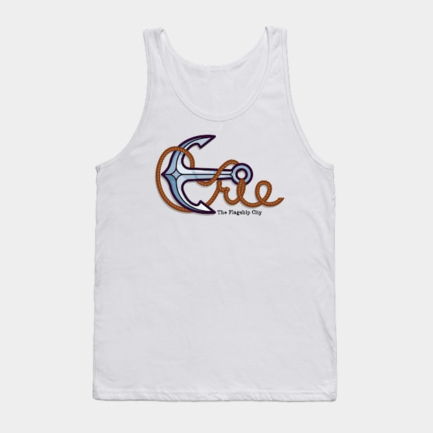 Erie Anchor, the Flagship City Tank Top by mbloomstine